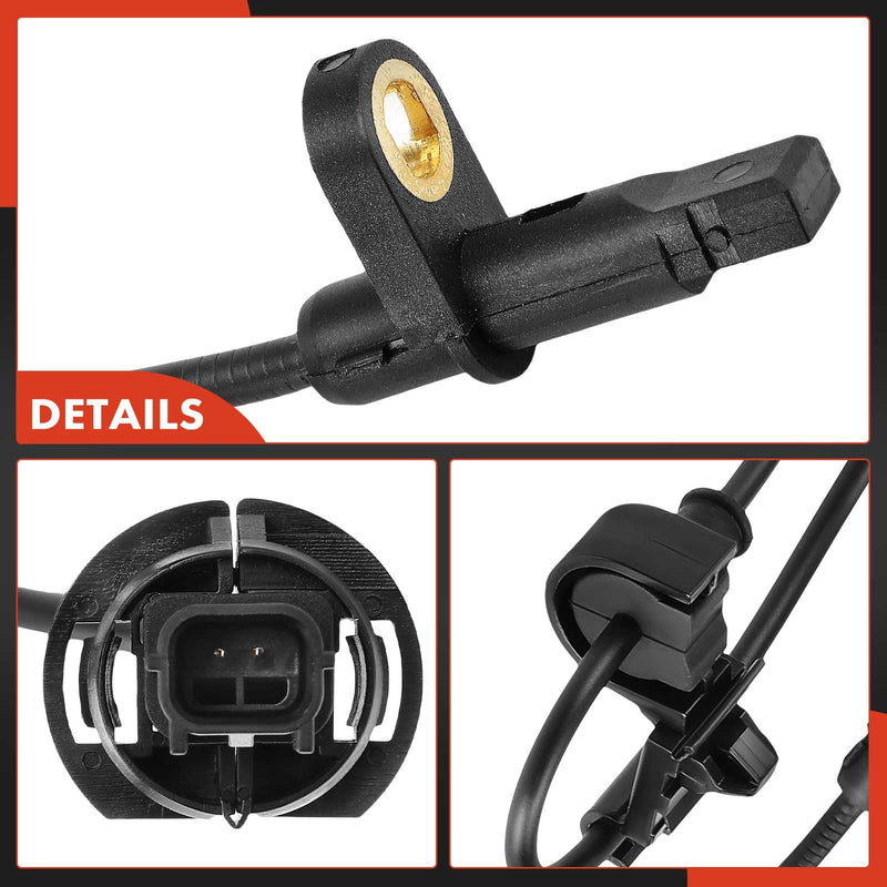 A-Premium Front Side ABS Wheel Speed Sensor Compatible with Honda, Acura Models - Pilot 2016-2020, MDX 2014-2020, Ridgeline 2017-2020, Passport 2019-2020 - 2-PC Set, Replace# 57455TZ5A02 Front Driver and Passenger Side