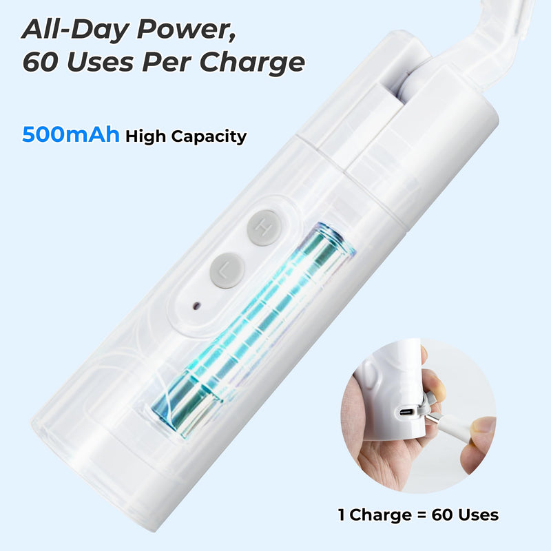 Portable Bidet for Travel, 500mAh Electric Handheld Bidet with 400ml Bottle