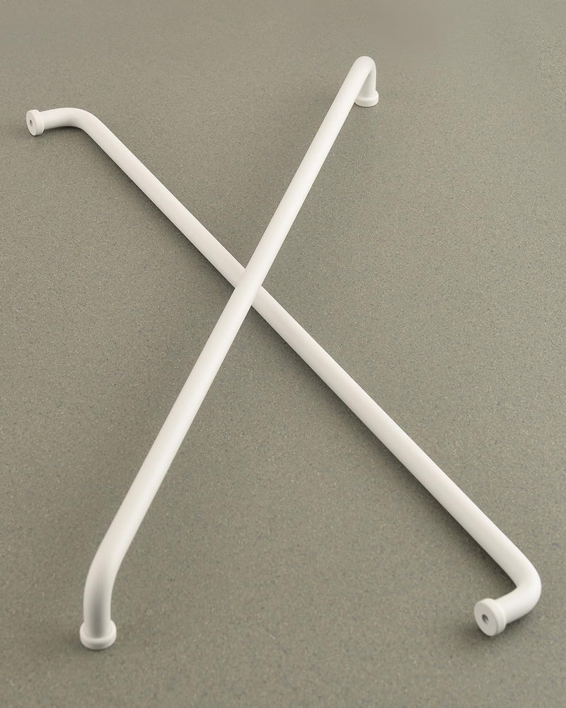 5 Pack Modern White Closet Door Pulls Kitchen Cabinets Handles 16-3/8 Inch Hole to Hole Extra Long Handles Drawer Pulls Furniture Hardware 16 3/8 Inch(416mm) 5