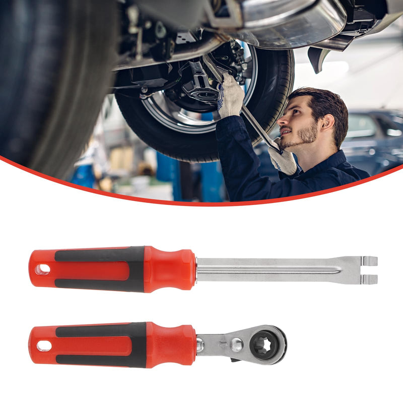 Slack Adjuster Tool Set – 5/16' Double Square Reversible Ratcheting Wrench, Reversible Mechanism for Easy Adjustments – Durable, Precision Slack Adjuster for Trucks, Trailers, and More
