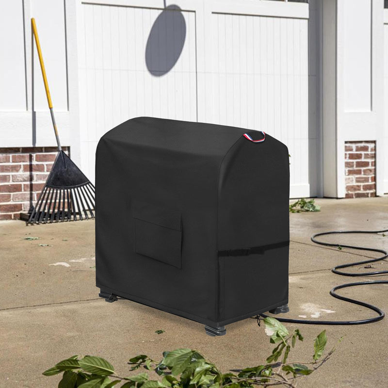 Premium Welding Machine Cover - Heavy Duty 600D Waterproof TIG225X TIG Welder Cover with Plush Liner (Black, 22'' L x 12.6'' W x 22'' H) Black