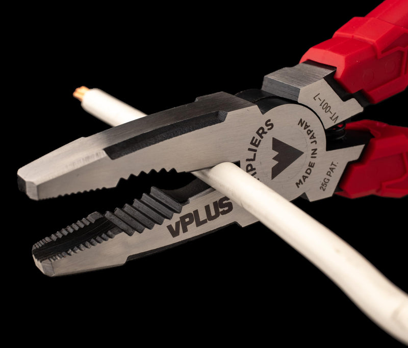 VAMPLIERS 7" Stripped Screw Extractor Pliers. Made in Japan. Multipurpose Combination Linemans Pliers remove Damaged/Rusted/Specialty Screws & Fasteners. 7" Screw Extractor Pliers