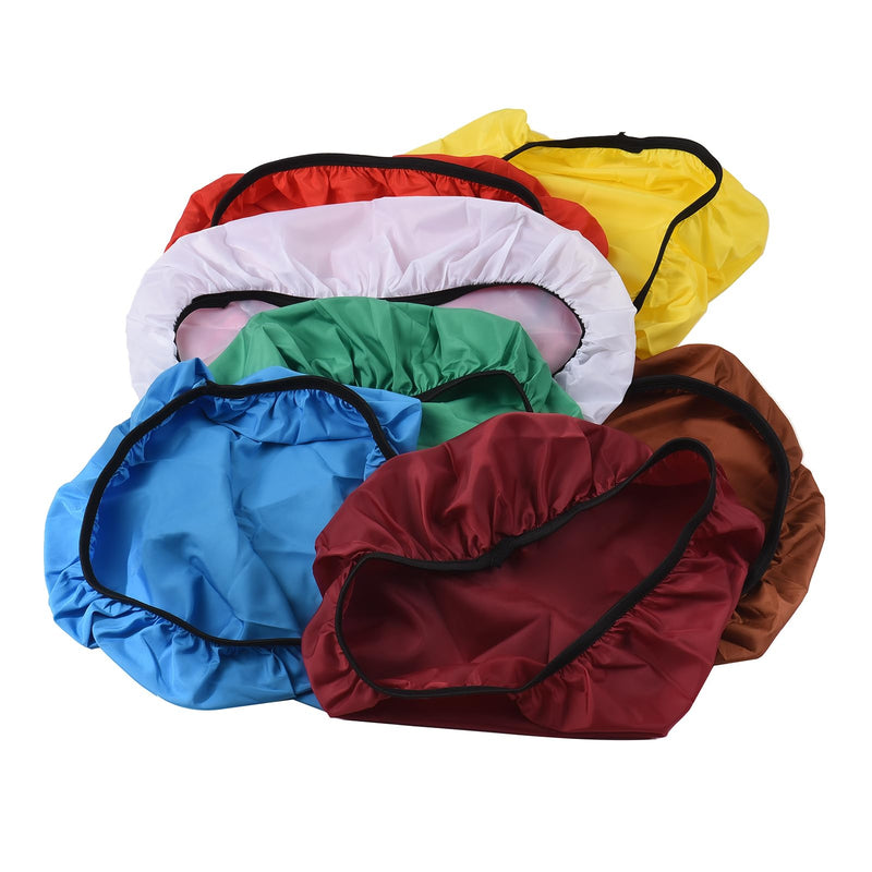 Andoer 7 Pieces 55cm Photography Light Shade Fabric Soft Diffuser Cover Blue/Red/Green/White/Yellow/Brown/Purple Compatible for Studio Strobe Mount Bowen Standard Reflector