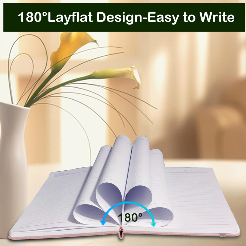 PXY 200 Pages Journal Notebook&Desk Calculator (2 Gel Pen&100&30 Sticky Tabs)