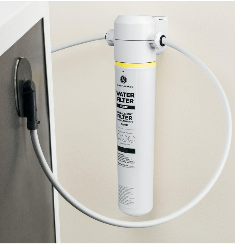 GE Under Sink Water Filter Replacement, Reduces Sediment, Rust & Other Impurities from Water, Easy Install, Fits GXRLQK Filtration System, Replace Every 6 Months, FQK1K 1 Count (Pack of 1)