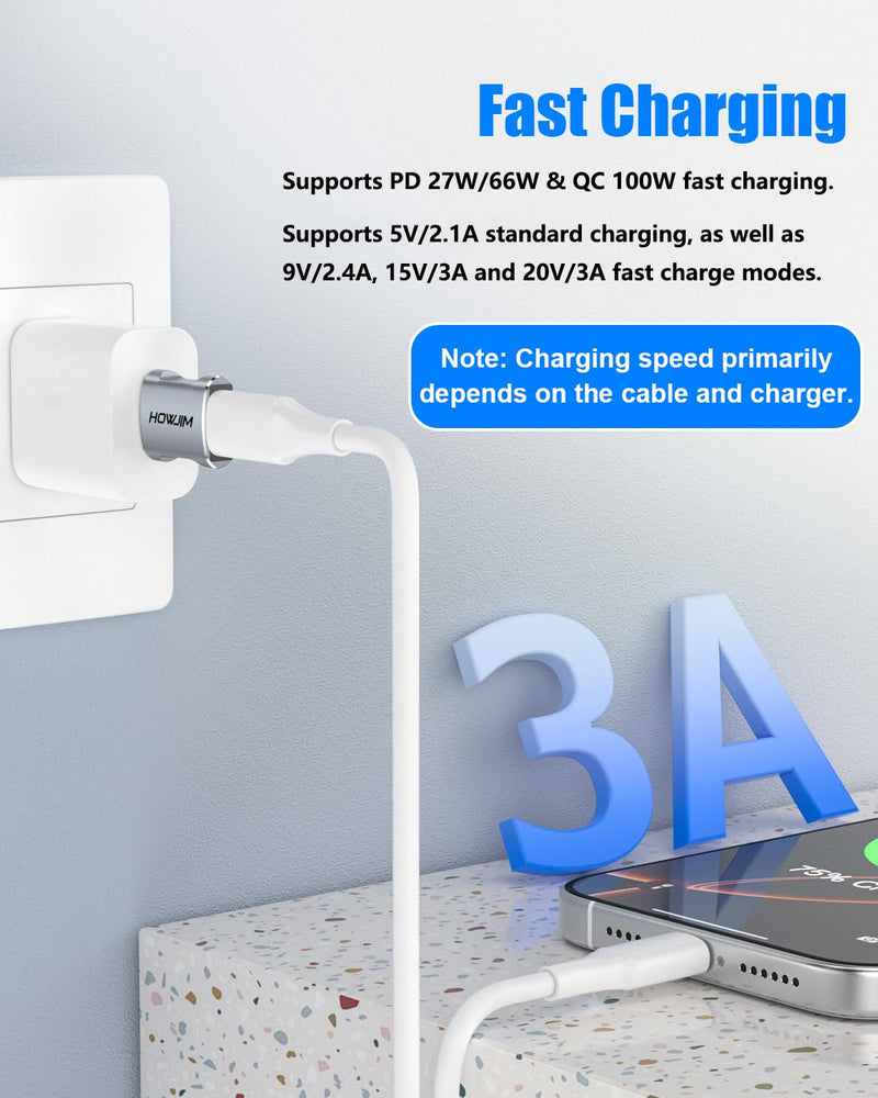 USB to USB C Adapter 2 Pack,USB C Female to Male Adapter OTG Adapter | Fast Charging 5Gbps Data Transfer,for Pad Pro Phone 15/16/17 Ga-laxy Smartphone Laptop Tablet Type-C device Gray
