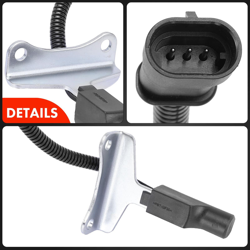 A-Premium Engine Crankshaft Position Sensor Compatible with Jeep Grand Cherokee & Dodge Dakota 1994 1995 1996, Ram 1500 2500 3500, B1500, B2500, B3500, 3.9L 5.2L 5.9L, Auto Trans., Replace# 68407879AA