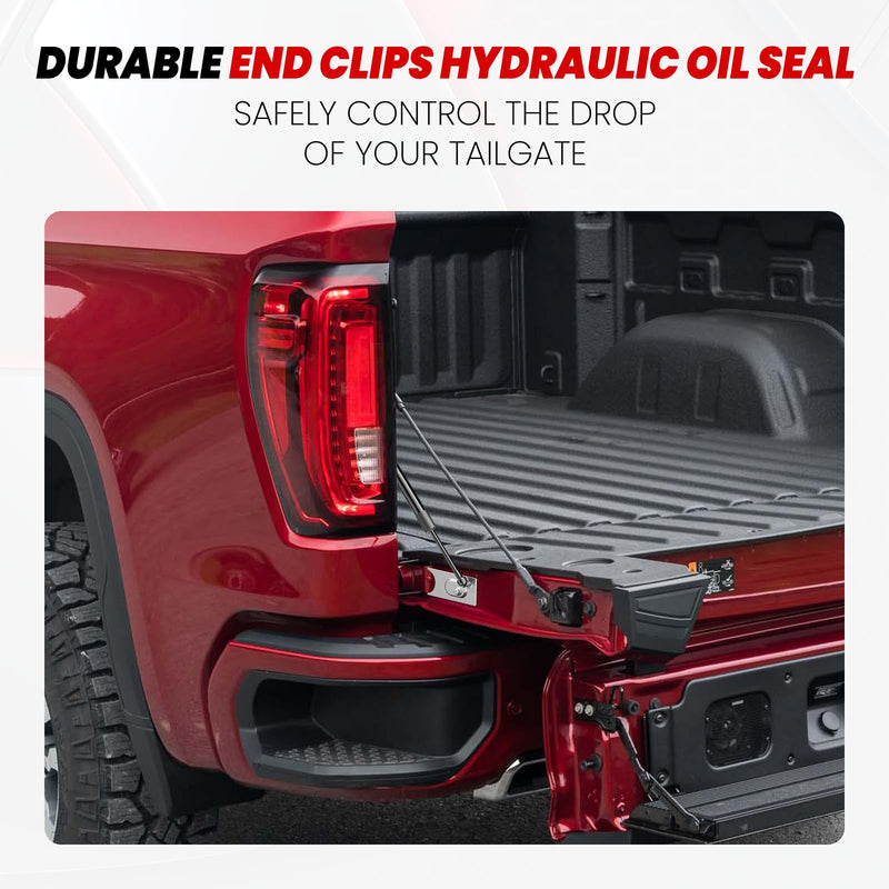 Truck Tailgate Assist Shock 43301 Compatible with 2009-2018 Dodge Ram 1500, 2010-2024 Dodge Ram 2500/3500, 2019-2024 Dodge Ram 1500 Classic black