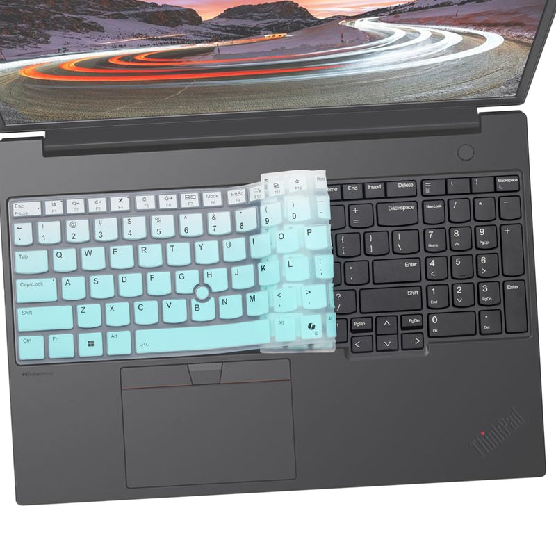 Keyboard Cover for 2026 2025 Lenovo ThinkPad T16 Gen 4/Gen 3 16", ThinkPad E16 P16s Gen 3 16", ThinkPad L16 Gen 2/Gen 1 16" US Protective Keyboard-MGreen MGreen