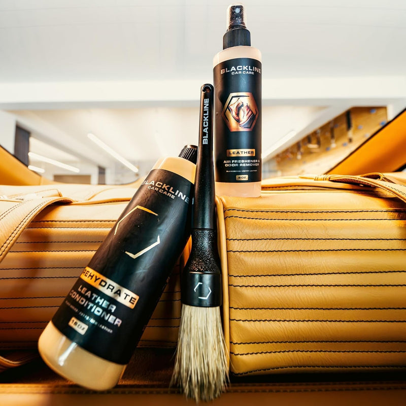  [AUSTRALIA] - Blackline Car Care - Leather Rehydrate, Leather Conditioner for All Leather - Cars, Furniture, Shoes, and Purses - 16 fl OZ