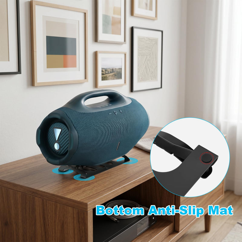 Desktop Stand for JBL Boombox 4/3/2/1 | Metal Speaker Mount Base Holder Desk Table Display Stand Holder for JBL Boombox