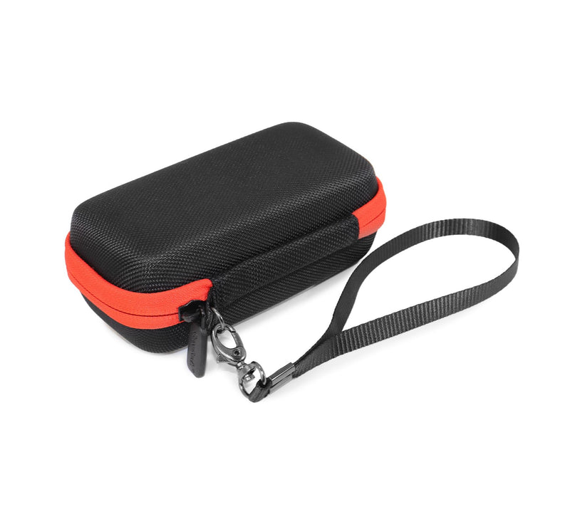 Case for Kestrel Meters Like 5700X Elite, 5700 Balllistics, 5500, 5500FW, 5400, 5400 AG/FW, 5200, 5100, 3500 FW/AG Black with orange zip