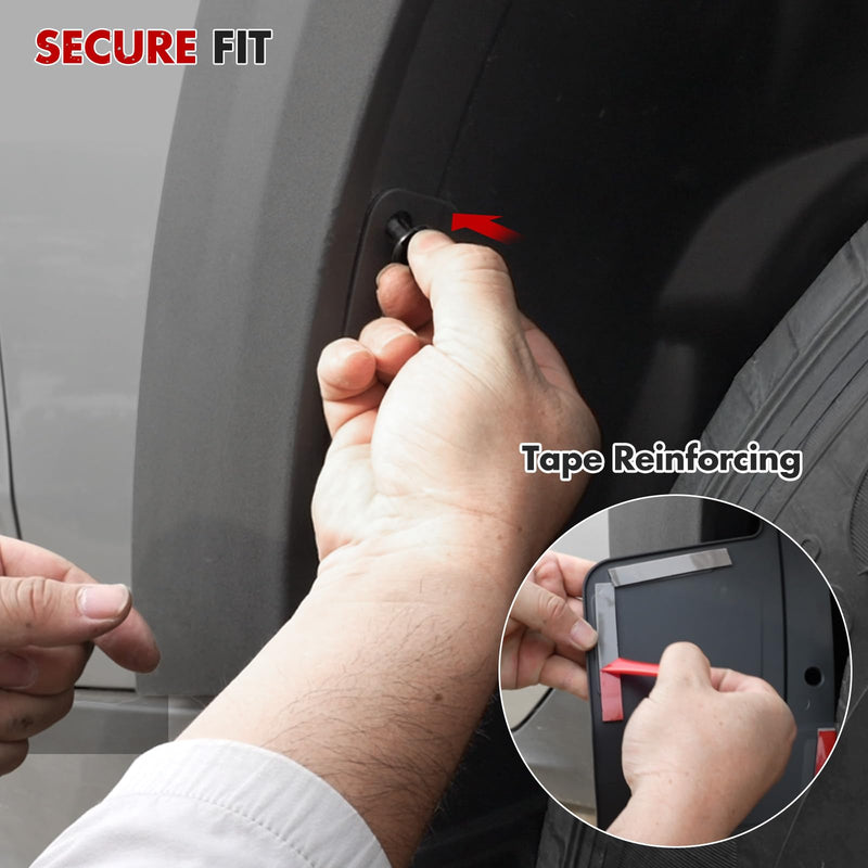 Mabett Rear Wheel Splash Shield Covers for 2022-2025 Ford Maverick Accessories All-Weather Splash Guard Prevent Mud and Stone Debris 2PCS