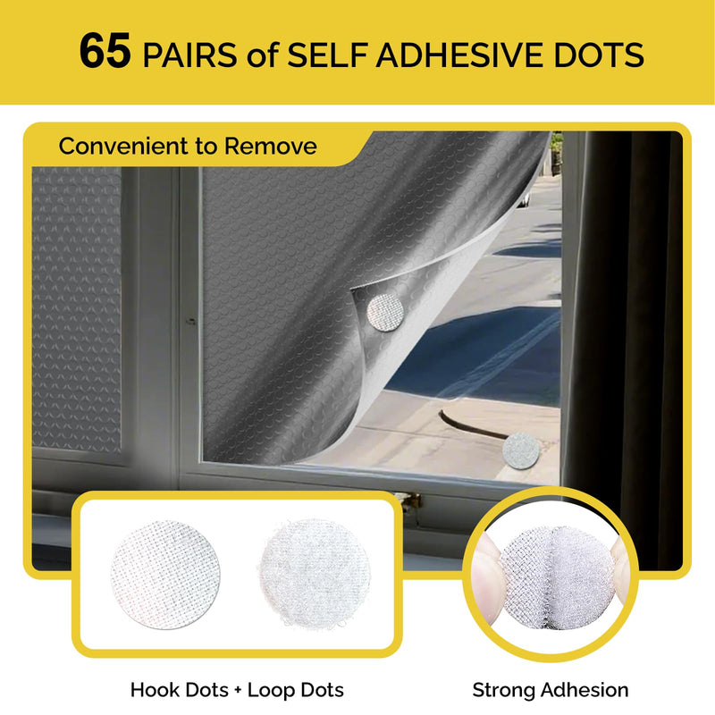 fowong Reflective Bubble Insulation Sheet, Double Side Window Insulation for Summer Heat, 48" x 10 Ft Aluminum Foil Bubble Shield, Sun Reflector for Window, RV, Garage Door, Roof 48" x 10 Ft X 3mm