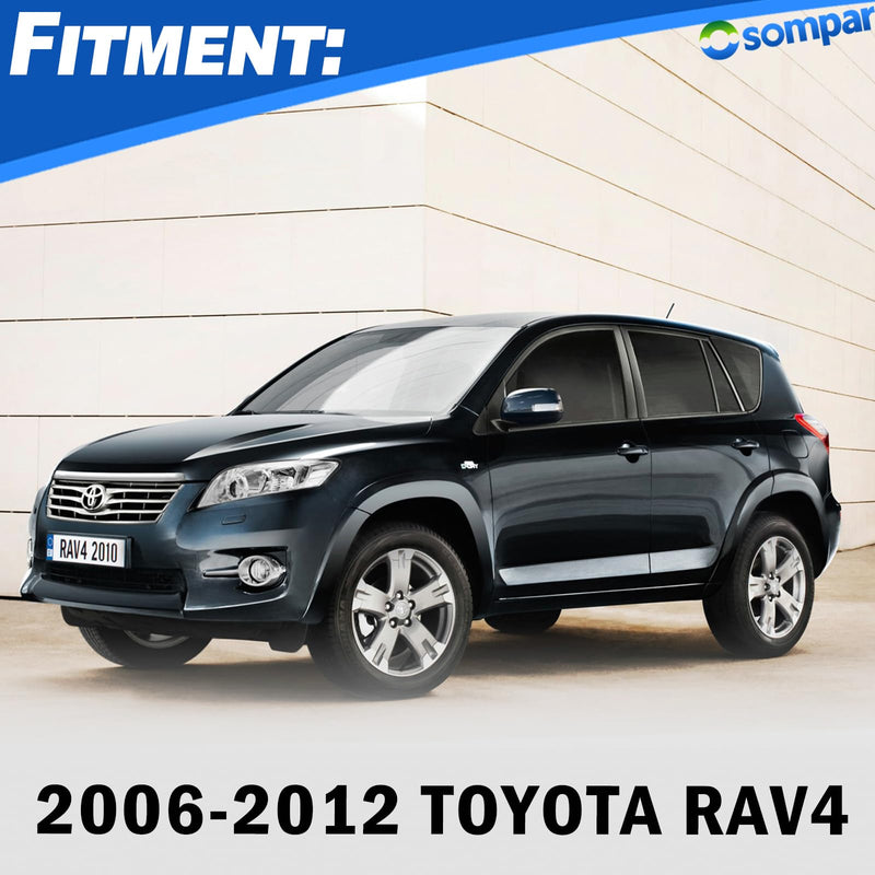 Fuel Filler Door Lid Cover with Rivet with Spring Clip for Toyota RAV4 2006-2012 Replace 77350-42070 Gas Tank Cover Cap
