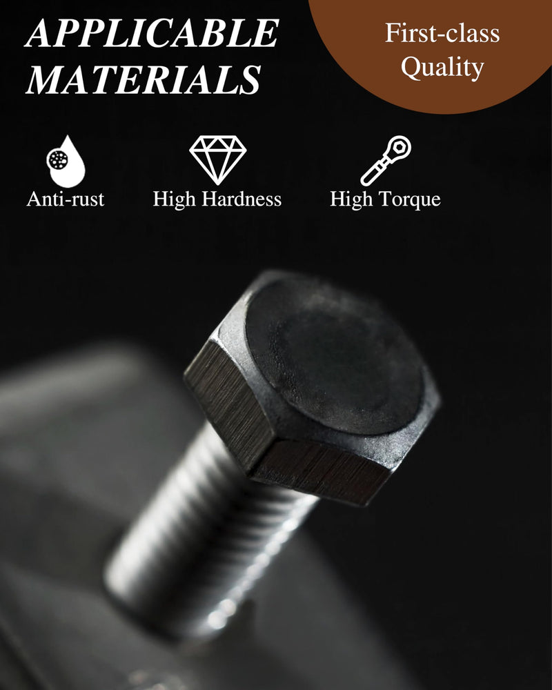 (1Box) 1/4" x 3" Hex Head Lag Screws Bolts with Flat Washers, 20Sets 304 Stainless Steel 18-8 Heavy Duty 1/4 Lag Bolts for Wood with Hex Socket 1/4" x 3" 1-Box