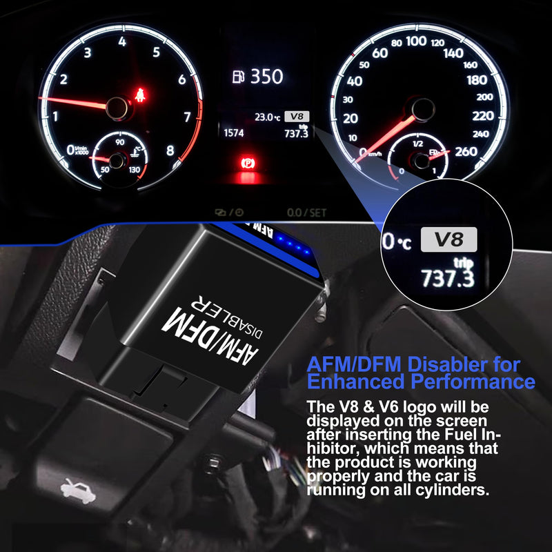 AFM/DFM Disabler Active Fuel Management for GM V6&V8 Motors for Chevy Suburban Tahoe Avalanche Silverado GMC Yukon Sierra Cadillac Escalade etc 6.2L 6.0L 5.3L 4.3L