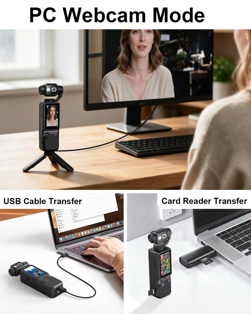 4K Vlogging Camera with 180°Rotating Lens, Portable Handheld Video Camera | 16X Zoom Pocket Digital Camcorder with Clear Mic, 2.0’’ Screen,32GB Card,Tripod,2000mAh Battery for Travel&Youtube Tiktok
