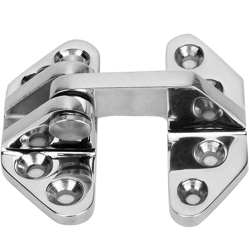 RedSnake Ship RV Accessories Yacht Hardware Marine Hatch Hinge Heavy Duty Long Reach 316 Marine Grade Stainless Steel Hinge with Removable Pin 3.6" x 2.8" (2PC) Long hinge 2PC