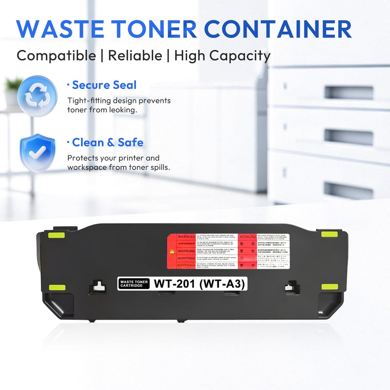 WT-201 Waste Toner Container Cartridge WT201 WT-A3 Waste Toner Box 1-Pack | Replacement for Canon imageRUNNER Advance C250iF C255iF C256iF C350iF C350P C355iF C356iF, ImageClass MF810cdn MF820cdn
