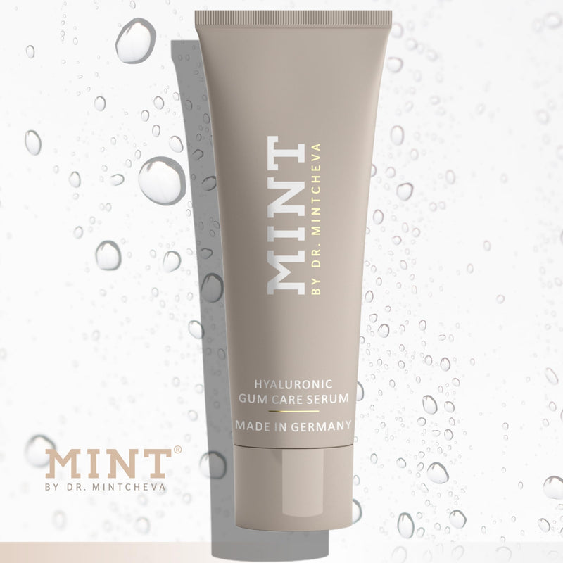 Mint Hyaluron Gum serum 75ml - Restorative Care for Stressed Gums - Against Bleeding Gums and Gum Recession - by Dr. Mintcheva
