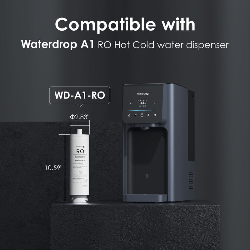 Waterdrop A1-RO Filter, Replacement for Waterdrop A1 Reverse Osmosis Hot Cold water Dispenser, 12-month Lifetime | Replacement for Waterdrop A1 Reverse Osmosis Hot Cold water Dispenser