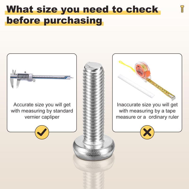 METALLIXITY Pan Head Torx Security Screws Bolts (M5-0.8x20mm) 250Pcs, Button Torx Head Machine Screws 304 Stainless Steel - for Furniture Woodworking Project, Silver Tone M5-0.8x20mm 250