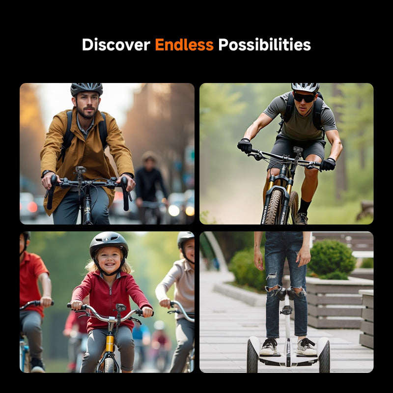 SVBONY SVGo C1 Cycling Camera 4K 30FPS, 20MP WiFi Sports Camera, Built-in GPS, EIS Stabilization, 2500 mAh Battery, LED Light, Horn, Bicycle Cameras Recorder for Cycling, Sports, Vlog