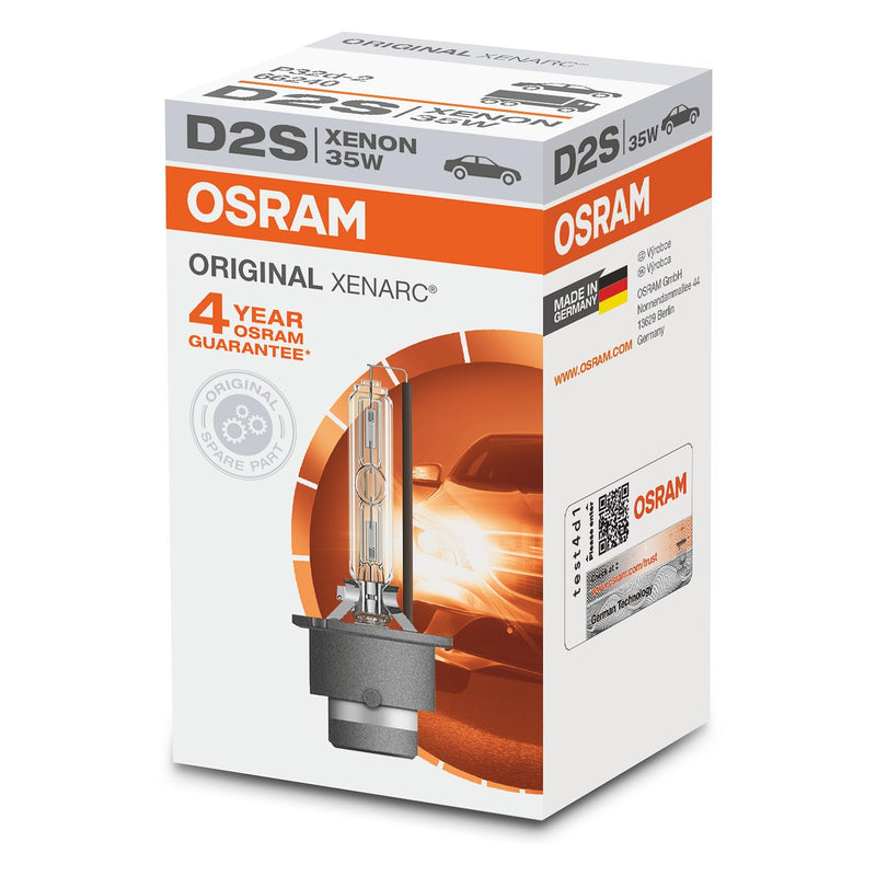 Osram Osram 12V Original Equipment High Intensity Discharge (Hid) D2S 66240 Headlight Bulb