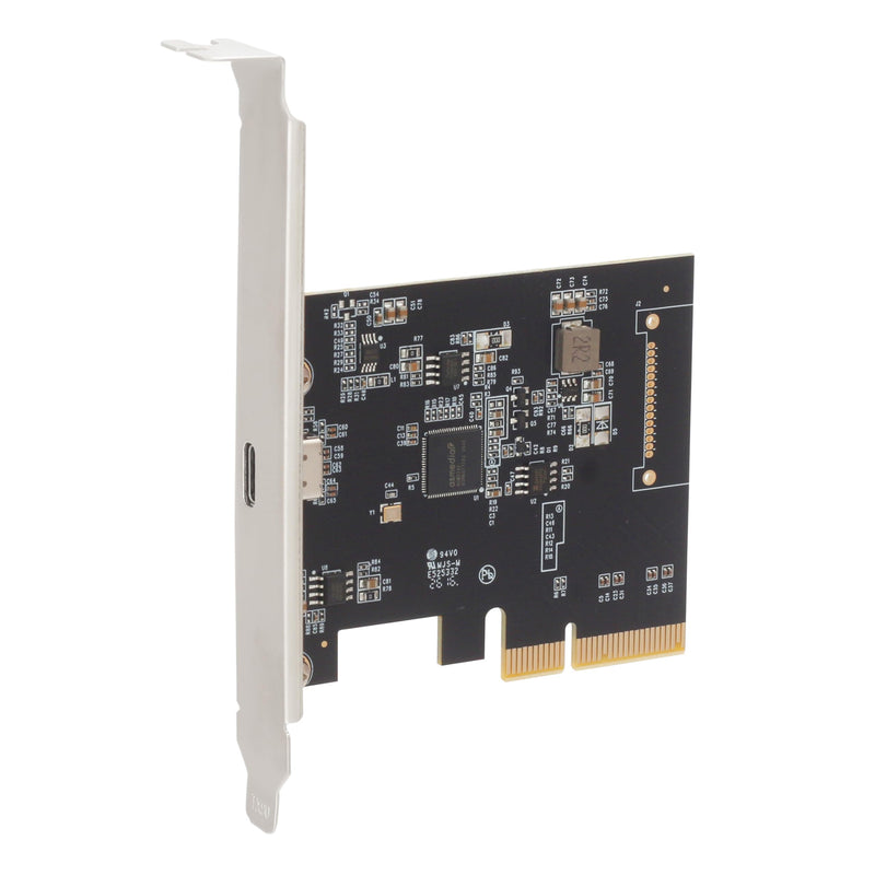 PCIe x4 to USB C 3.2 Gen2 Card, 20Gbps Type-C Expansion Card, ASM3242 Chipset, USB-C 20G Port for PC Desktop, No External Power Required