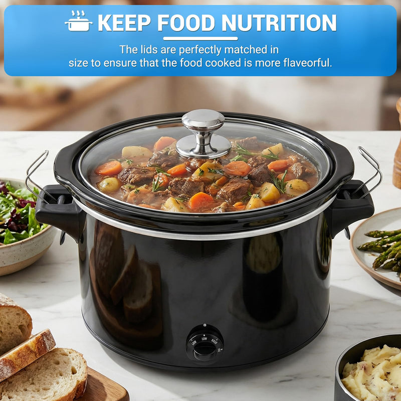 Oval Glass Lid 10 Quart Replacement for Hamilton Beach (33195) Slow Cooker, 10qt Slow Lid Replacement, Clear Cooker Lid Replacement Part