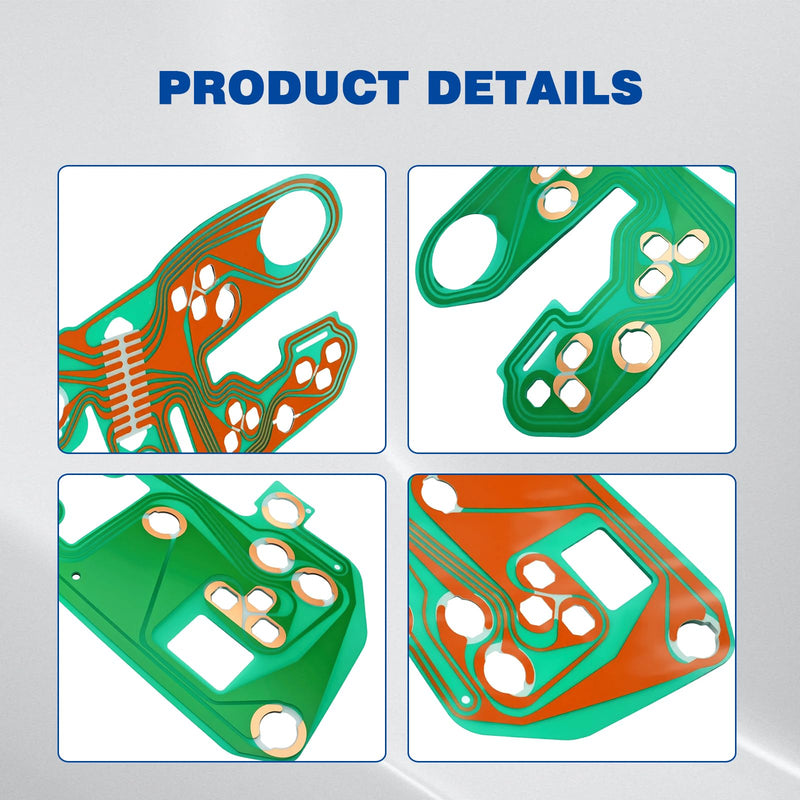for 25044897 Instrument Cluster Printed Circuit Board for Chevy Truck 1981-1987 Printed Circuit Board with Gauges but Without Tachometer