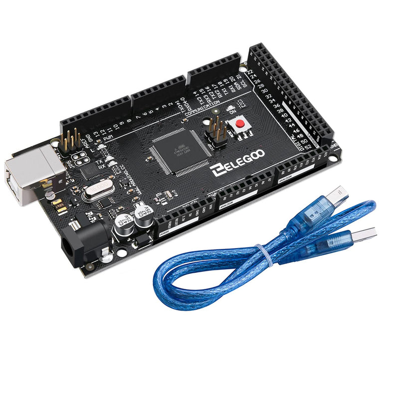 ELEGOO MEGA R3 Board ATmega 2560(Black) & ELEGOO UNO R3 Board ATmega328P