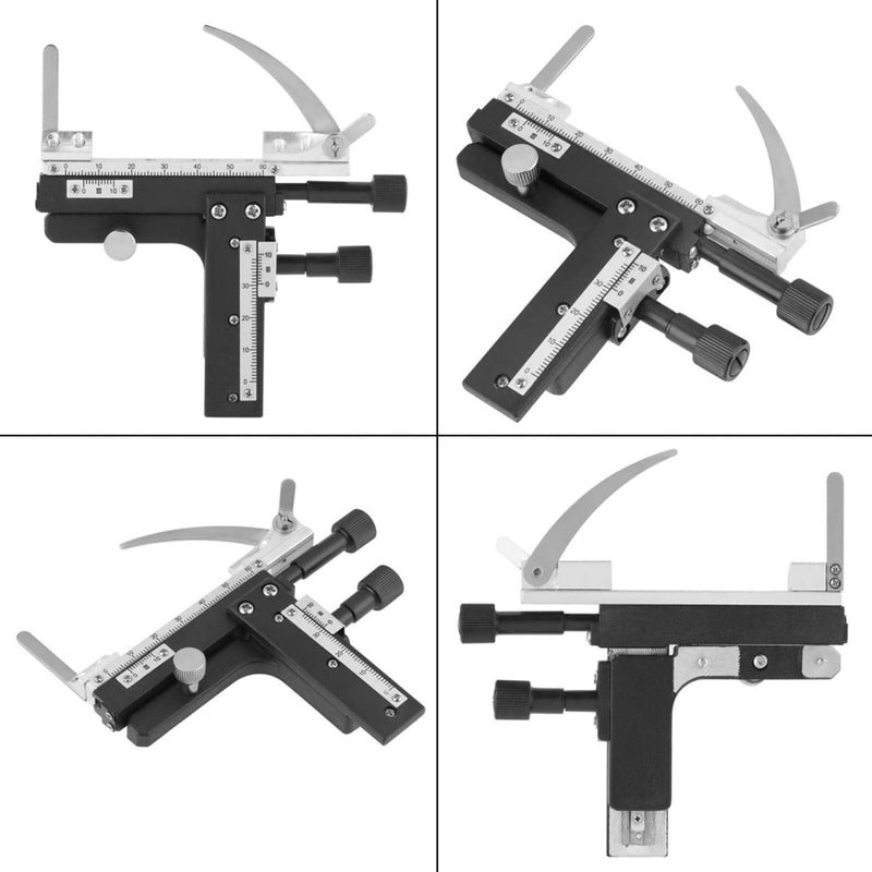 Microscope Calipers Professional Attachable Mechanical X-Y Moveable Stage Caliper High Precision with Scale for Microscope Microscope Stage Clips x-y Stage Digitala bromsok