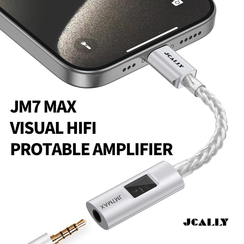 USB C DAC CX31993+SGM8262 HiFi 32bit/384kHz Audio Adapter | USB C to 3.5mm with Headphone Ampifier, Silver-Plated Copper CNC Aluminum Body IEM DAC Dongle for Android iPhone PC Mac
