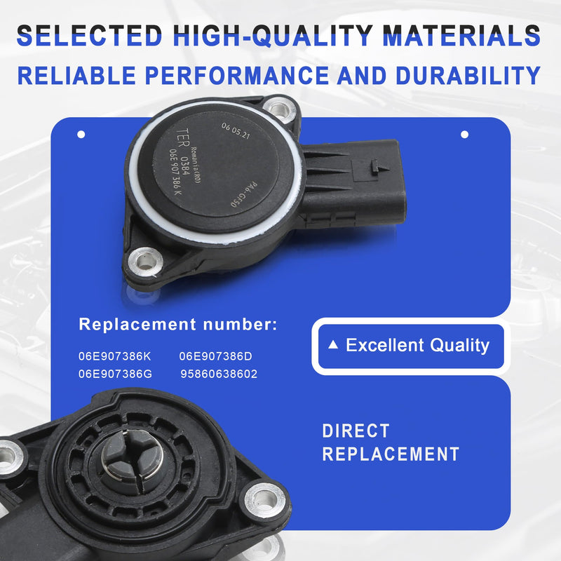 06E907386K 06E907386D Intake Manifold Position Sensor Compatible with 3.0T Audi A5 A7 Q5 Q7 S5 VW Touareg Porsche
