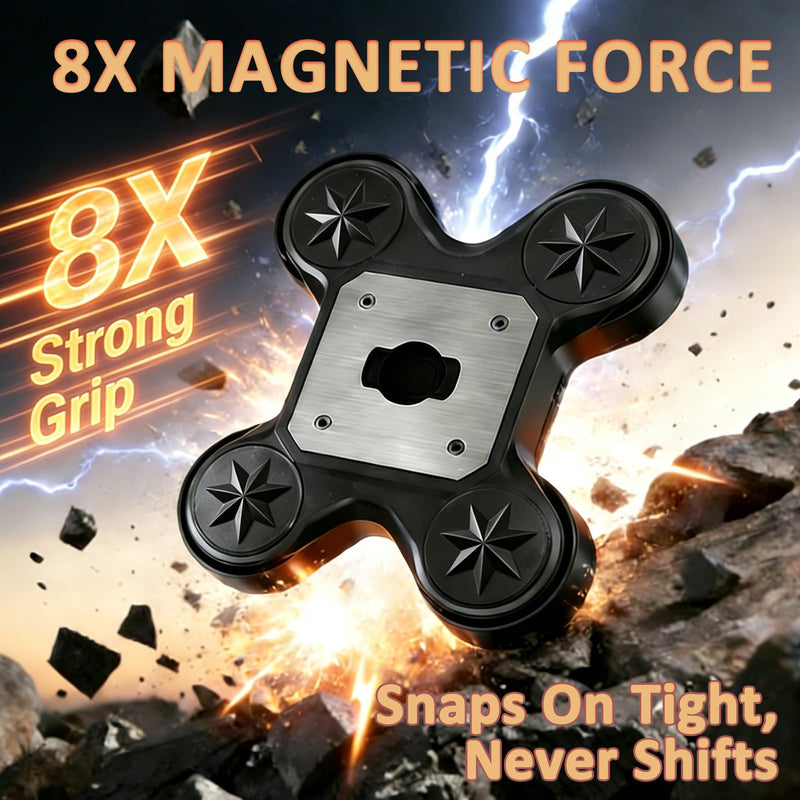 Body Camera Magnetic Mount, Compatible with Axon Body Camera 2/3/4 | Lightweight ABS & Stainless Steel Holder, Portable Uniform Wear Mount Bracket (Standard Magnetic Strength Version) Standard Magnetic Strength Version