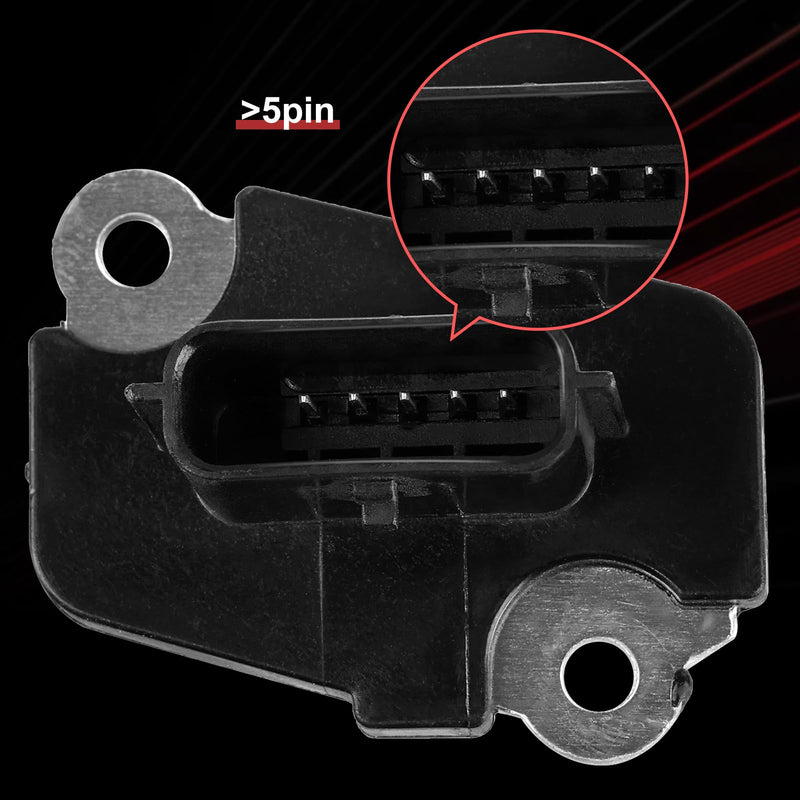 Mass Air Flow Sensor Meter MAF, 22680-7S000 Mass Airflow Sensor Compatible Nissan Altima 03-14, Rogue 08-13, Frontier 05-19, Murano 03-14, Infiniti Q70, Q45, M37 Pathfinder, Armada, Maxima, Rogue