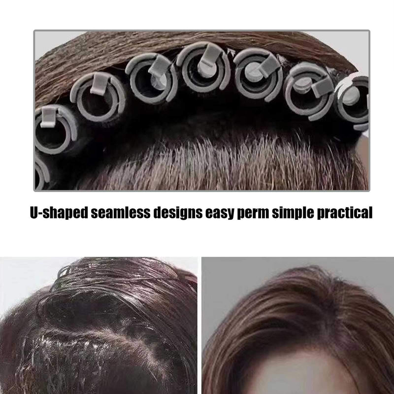 Hair Perm Rods, 20PCS Perm Rods Curlers Hair Rollers Hair Perm Kit Short Fluffy Perming Rods Roller Curlers Root Body Wave Hairdressing Styling Tool Hair Roller Set for Salon Barber Home Perm Kit