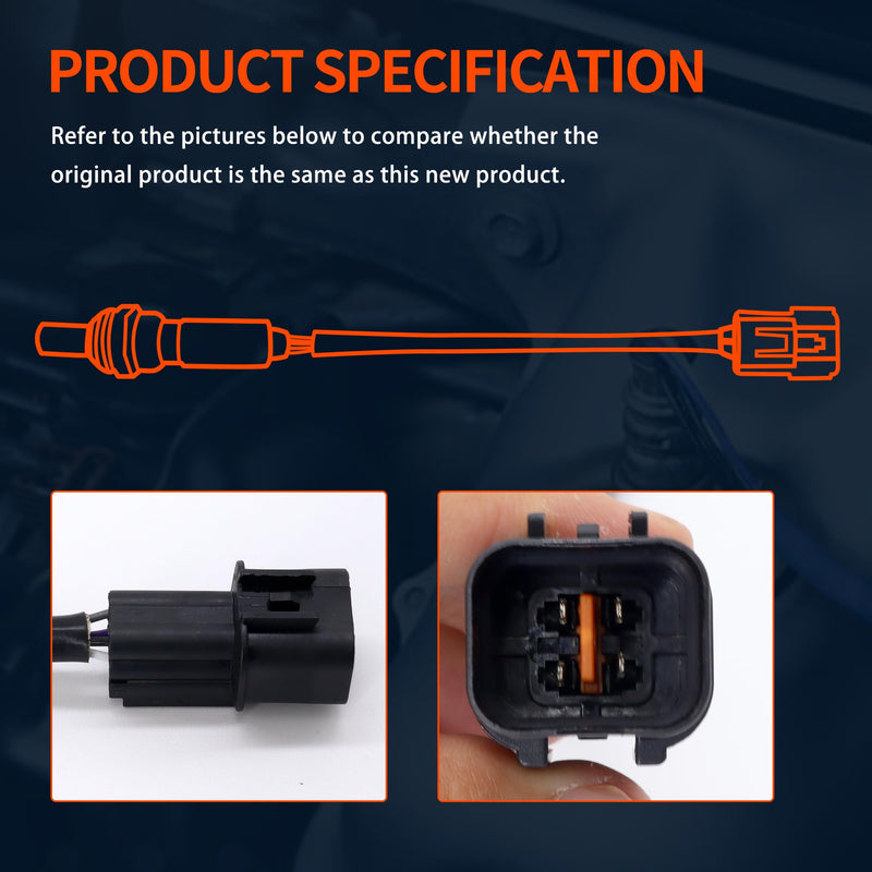 HiSport O2 Oxygen Sensor Compatible with Hyundai Elantra 2017-2019, Elantra GT 2018-2020, Veloster 2019-2021 & Kia Soul 2010-2011/2017-2021, L4 1.6L 2.0L Replacement for 392103F000, 392103F020 HSOS24779