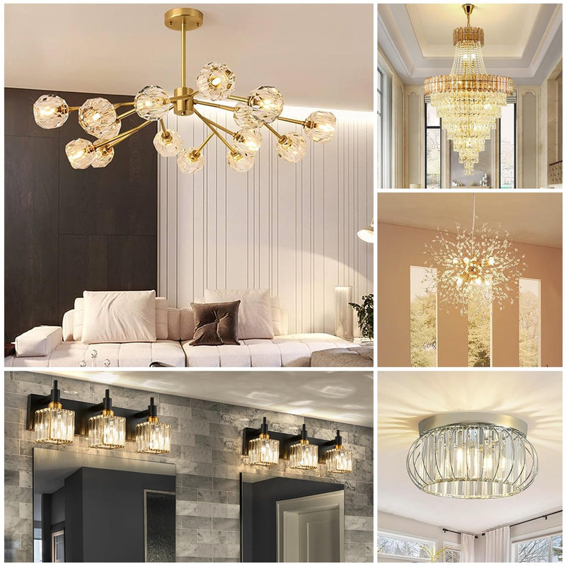 TJOY 20 Pack G9 LED Bulb 4W, 40 Watt Equivalent Halogen, 3000K Warm White Chandelier Light Bulbs, T4 G9 Bi-pin Base for Crystal Chandelier Home Lighting, 360 Degree Angle, 120V,Non-dimmable Non-dimmable