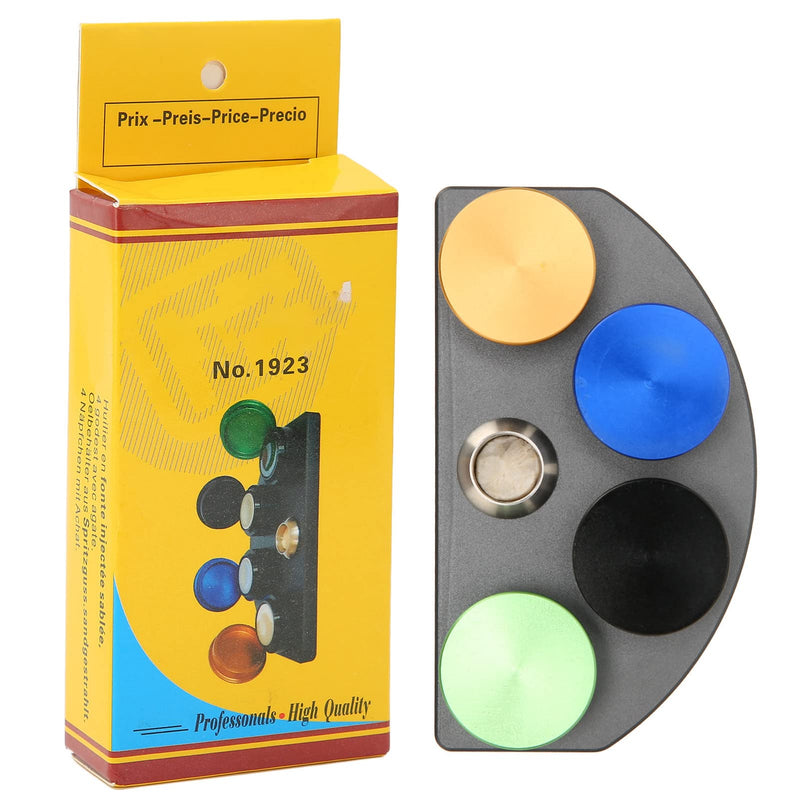 Oil Cup Stand Watch Grease Cup Holders, 4 Dish Watch Oil Cup Stand For Watch Repair Watchmakers Oil Grease Cup Holders Proof Wear Watch Repairing Accessory