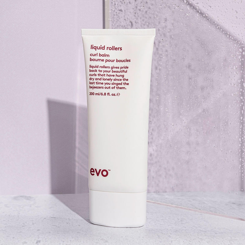  [AUSTRALIA] - Evo Liquid Rollers Curl Balm - Hair Styling Balm - Enhances Natural Curls, Protects Frizz & Improves Overall Condition 200 ml (Pack of 1)