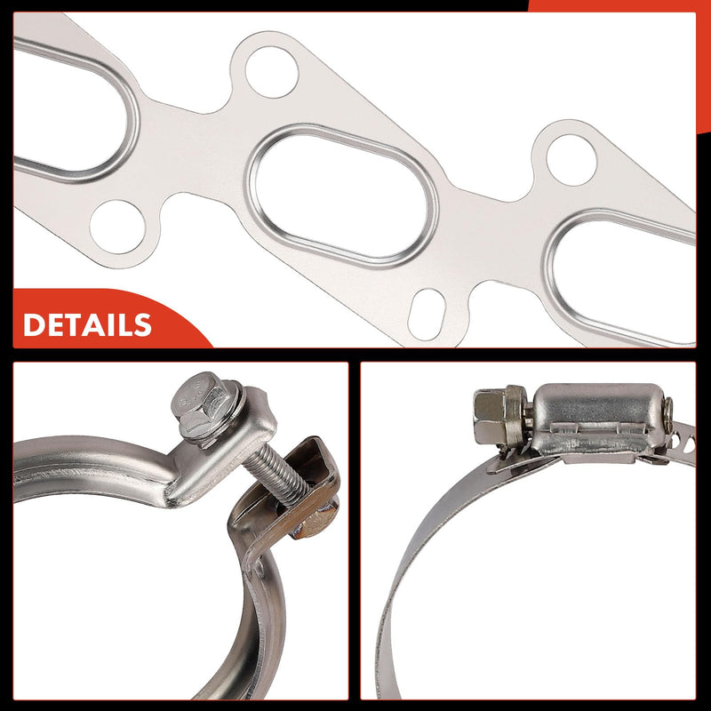 A-Premium Turbocharger Gasket Kit Compatible with Chevrolet Cruze 2011-2015, Cruze Limited 2016, Sonic 2012-2019, Trax 2013-2019 & Buick Encore 2013-2019, 1.4L