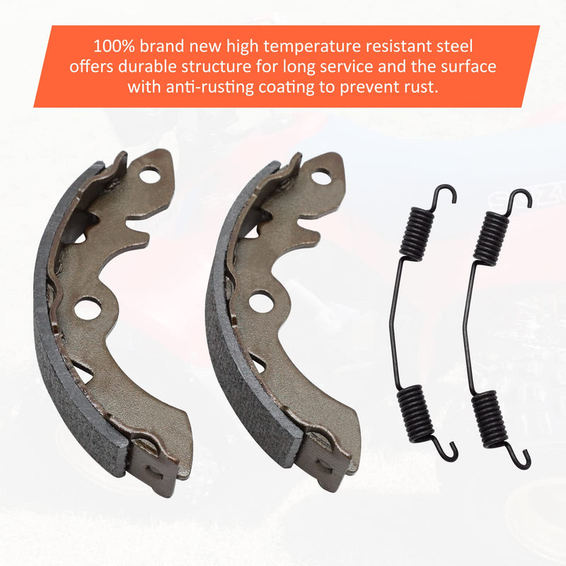 Front Brake Shoes Springs 54400-41850 for Suzuki LTF230 LT230 LT250 LT300E QuadRunner 230 250 300 1985-1989
