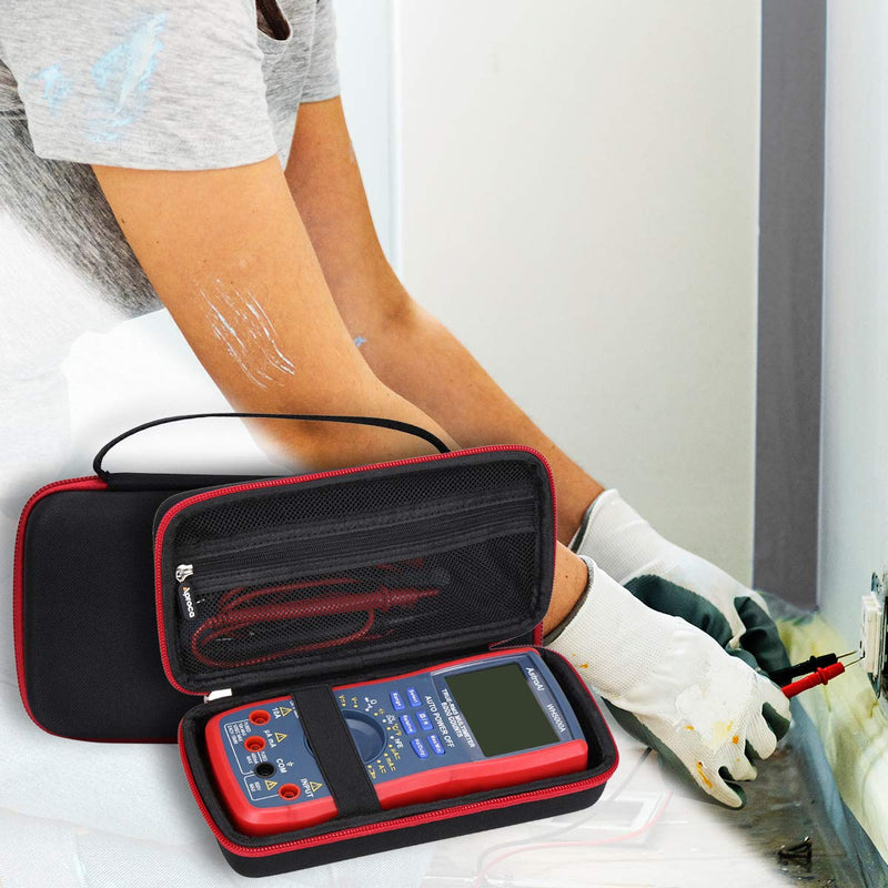Aproca Case Compatible with AstroAI TRMS 6000 Digital Multimeter Analyzer Counts Volt Meter, Portable Hard Storage Bag for Accessories (Case Only)