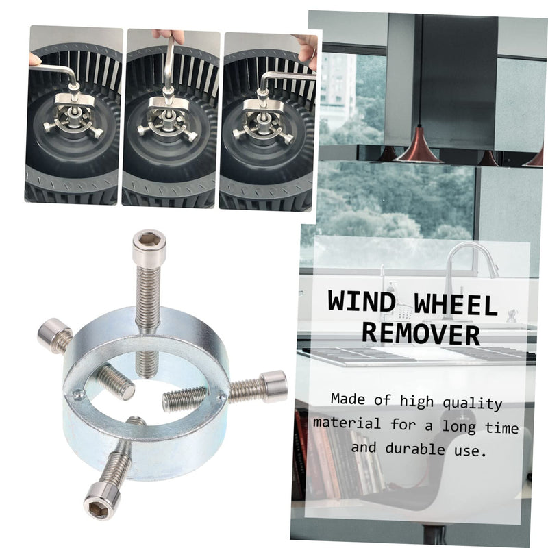 Operitacx Blower Fan 1 PC Puller Steering Wheel Puller Steel Hand Tool Metal Wind Wheel Disassembly Tool Steel Silver Blower to Disassemble Hand Tools