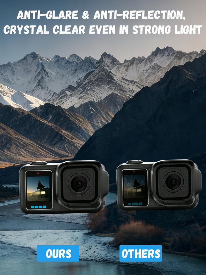[2+2+2 Pack] for GoPro MISSION 1 Pro Hydrogel Film Screen Protector. | Self-Healing Anti-Scratch Bubble Free Easy Installation.