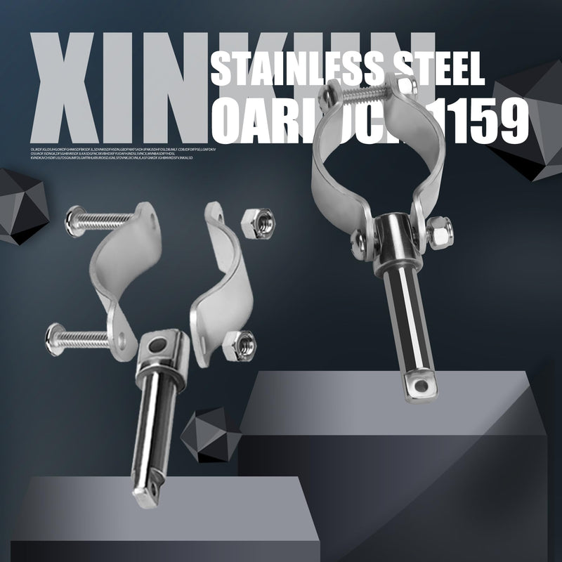 Stainless Steel Oarlock Sockets, Boat Paddle Holders,Adjustable Oarlock Horns,Rowlock Oarlock for Shaft Marine Yacht 1159