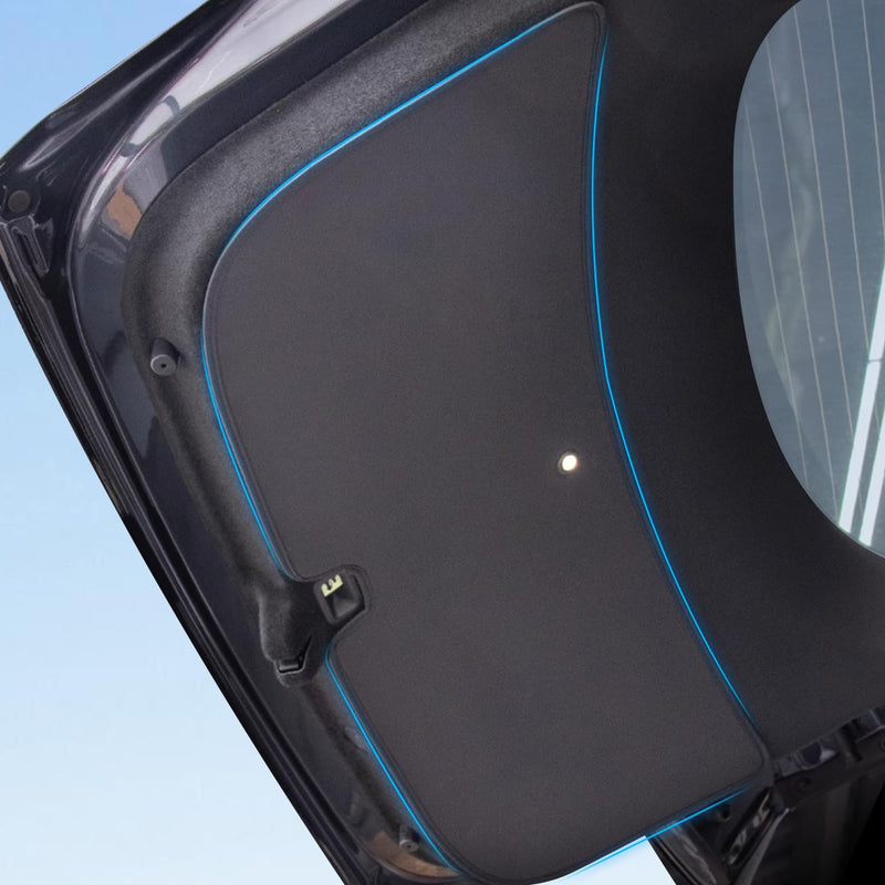 Rear Trunk Tailgate Mat for Tesla Model Y Juniper 2025 2026 Leather Protective Pad Trunk Protector Mat All Weather Interior Door Liners for New Model Y Launch Series